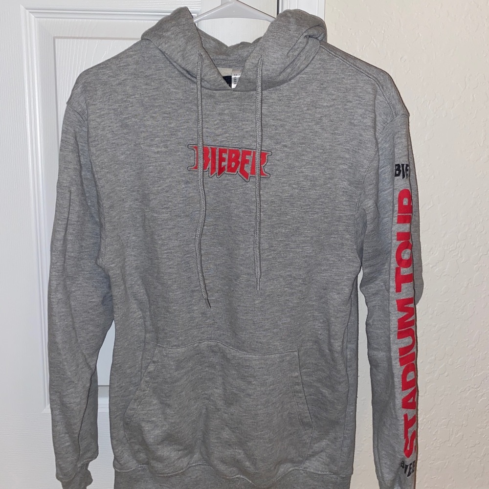 Justin Bieber tour merch hoodie